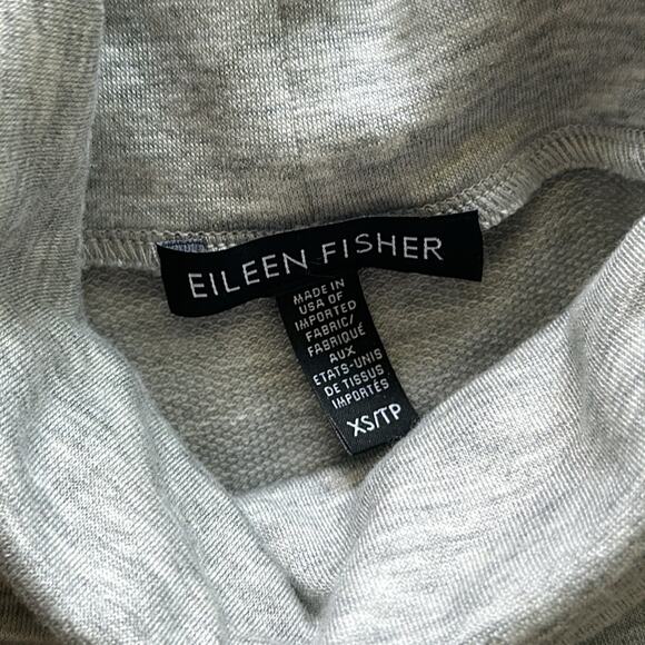 Eileen Fisher Funnel Neck Tencel Stretch Midi Dress - Picture 3 of 5